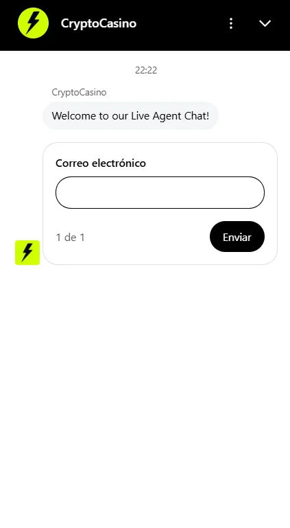 Criptocasino soporte